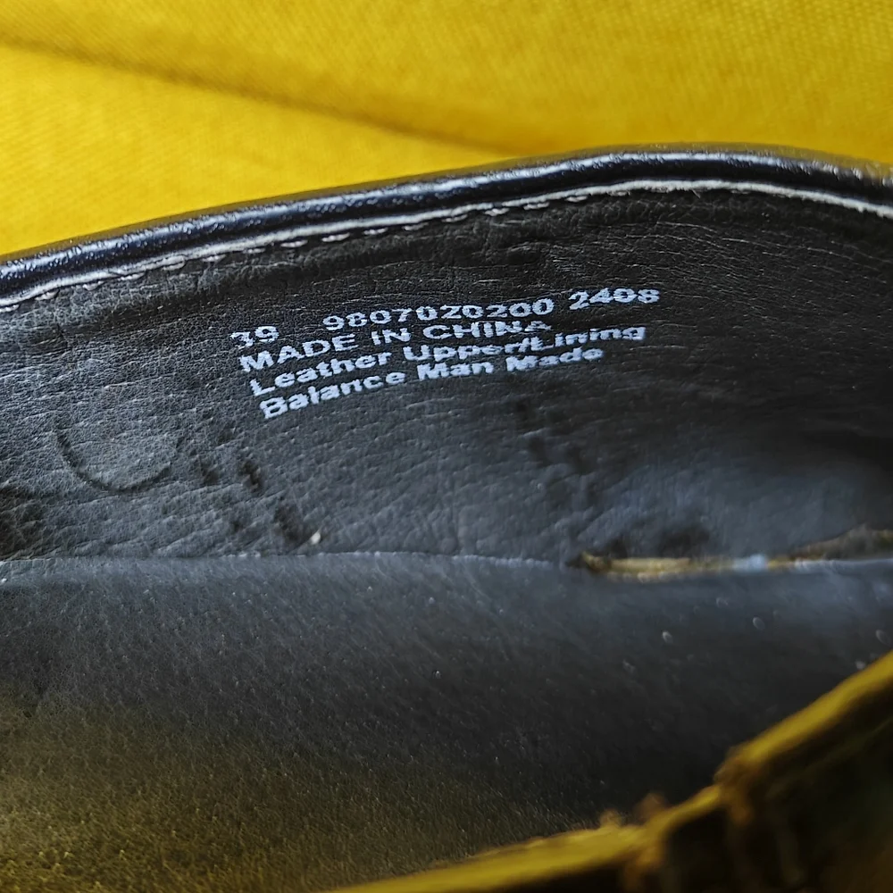 Dansko Professional Black Leather Stitched Slip On Women's Heel Clogs Size 8.5-9 - Picture 8 of 8